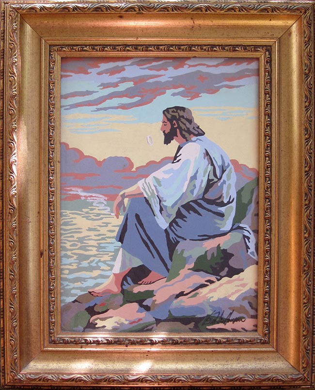 Jesus Smoking by Thomas Van Housen